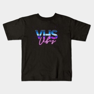 RETRO 80S VHS VIBES Kids T-Shirt